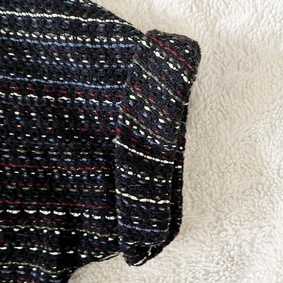 Trafaluc by Zara Textured Tweed Wool Blend Fringe Dress Size Small - Picture 7 of 8